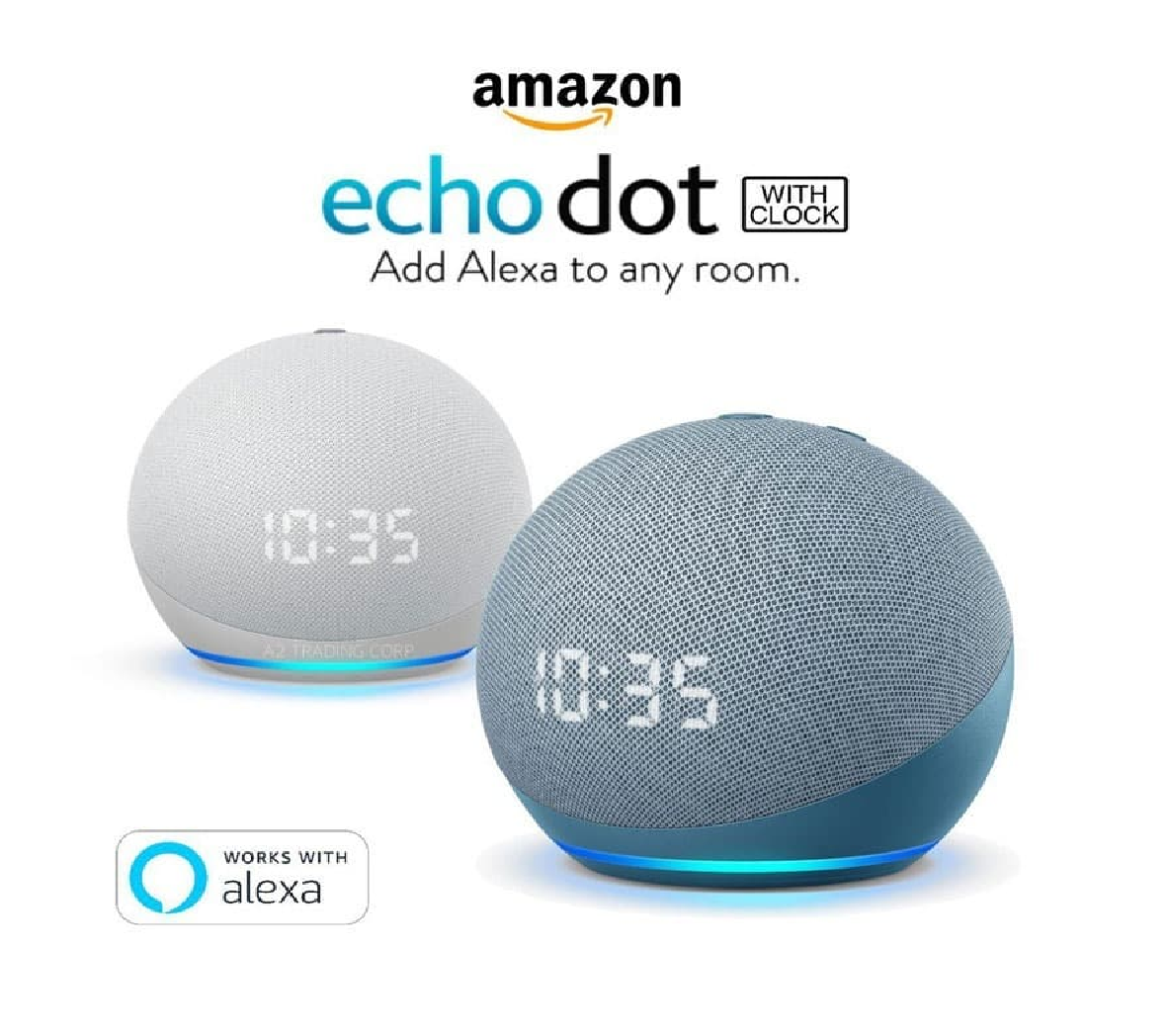 Amazon Echo Dot (5th Gen) with Clock